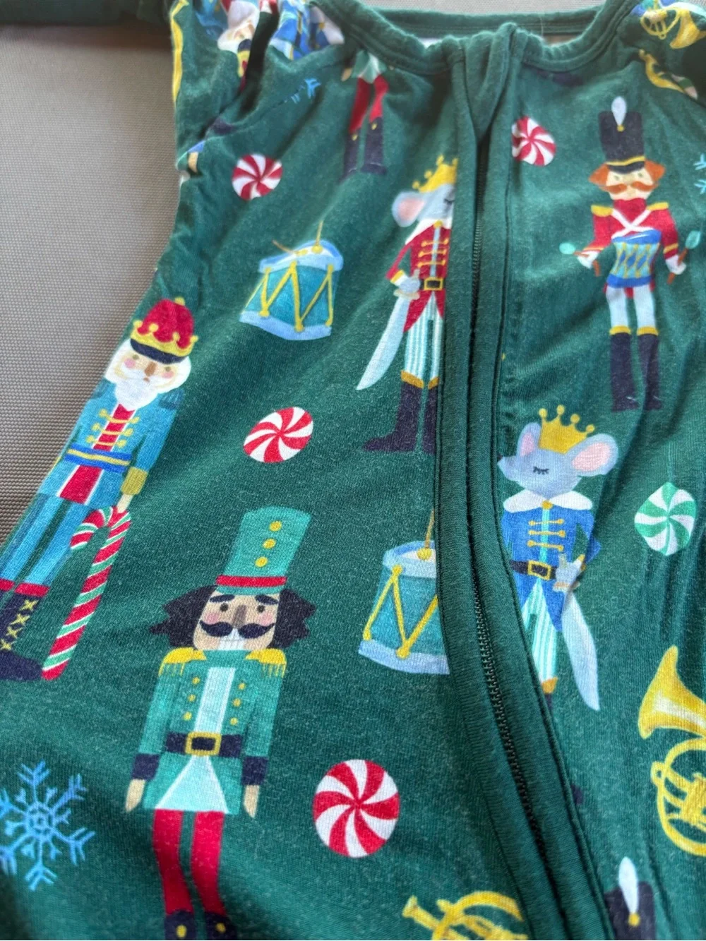 Newborn Little Sleepies Nutcracker Zippy